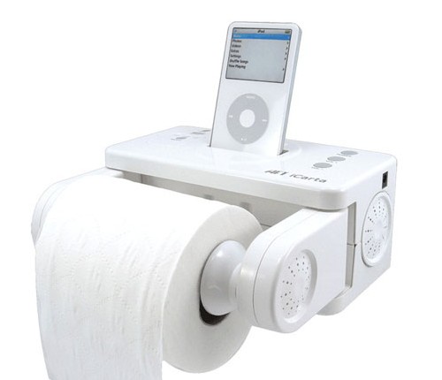 iPod音樂手紙架