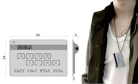 信用卡MP3播放器