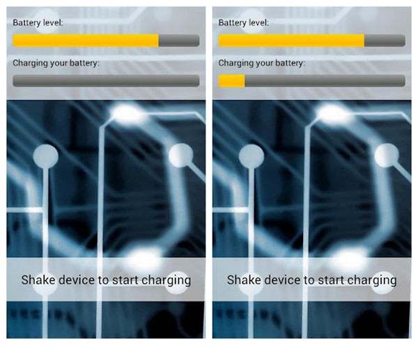 Shake To Charge Battery Shake To Charge Battery