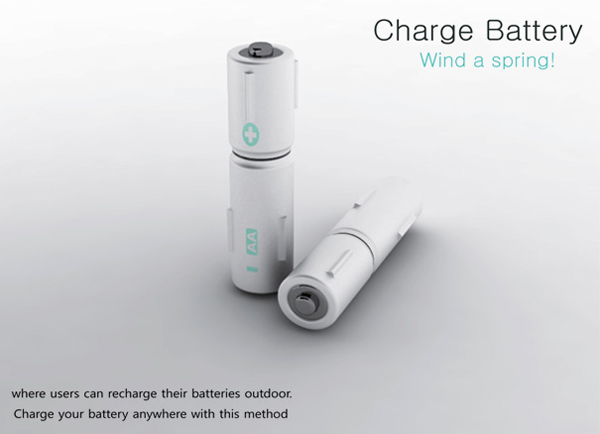 發條式概念充電電池