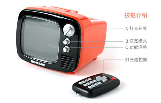 迷你小電視機鬧鐘功能