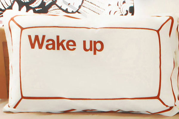 wake up&sleep 創(chuàng)意枕套（二）