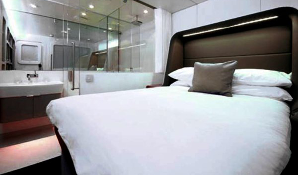 Hotelicopter 內部臥室 Hotelicopter 內部臥室