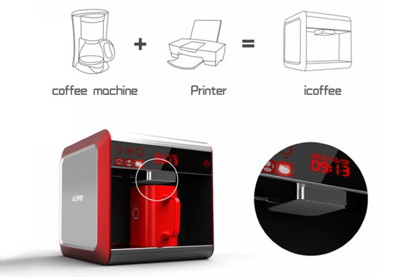 iCoffee 咖啡奶泡打印機(二) iCoffee 咖啡奶泡打印機(二)