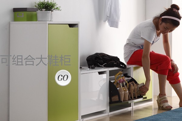 創意魔方鞋柜收納（三）