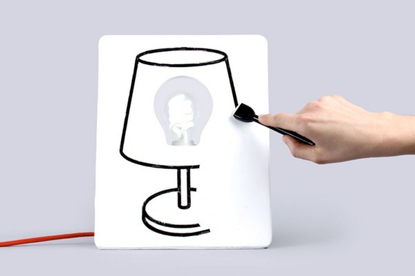 DIYO創(chuàng)意涂鴉板床頭燈(二)