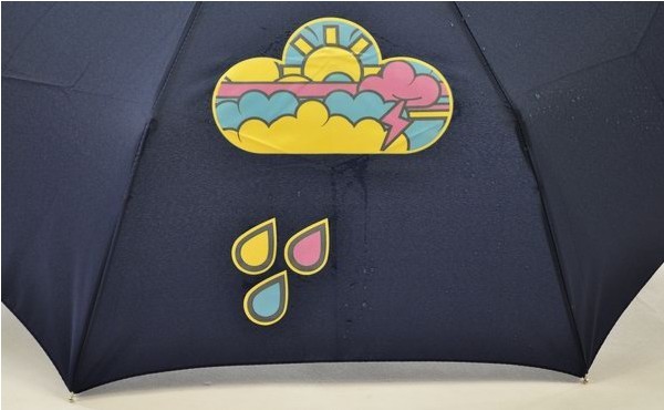 神奇云朵遇水變色傘（三）