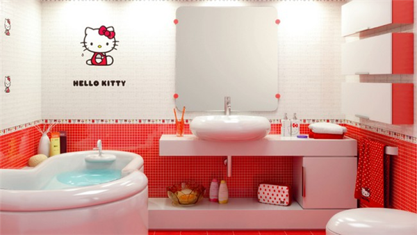 Hello Kitty迷人的創意瓷磚 Hello Kitty迷人的創意瓷磚