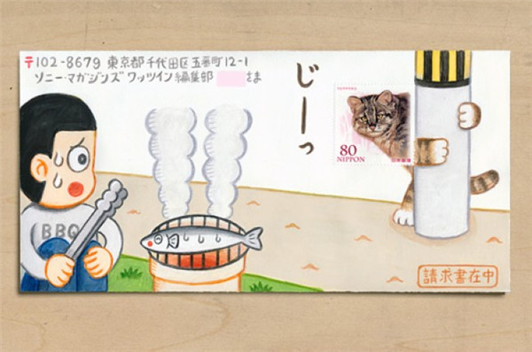 有趣的手繪信封(十二) 有趣的手繪信封(十二)