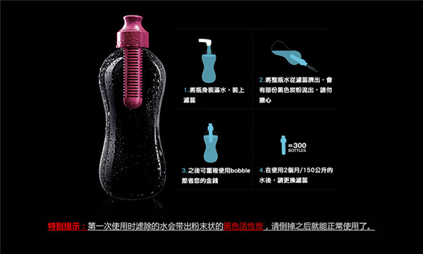 Water Bobble過濾水瓶（四）