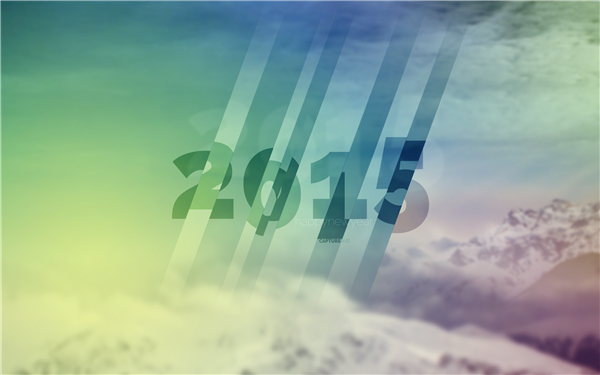 2015新年快樂創意壁紙（十六）